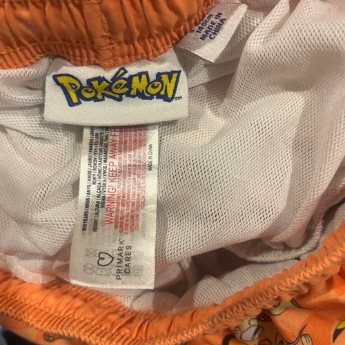 Pokémon Primark orange bathing suit shorts Kids 9-10 years old - Picture 3 of 3