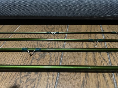Loop XACT 590 MF 9'0" #5 Line MF 4Pc Tube Bag Used Fly Fishing Rods Carbon - Picture 8 of 21