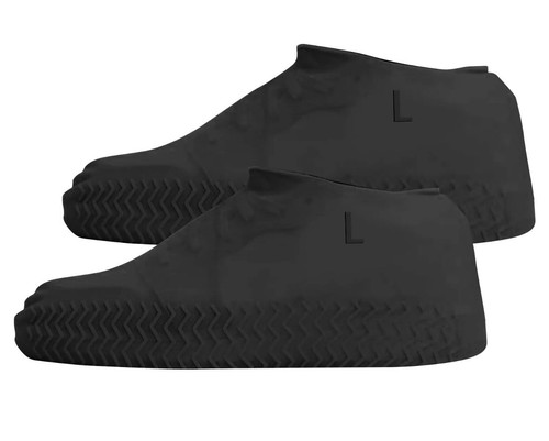 Anti-slip Silicone Rain Shoe Covers Reusable Waterproof Hard Sole Washable Rain - Picture 5 of 9