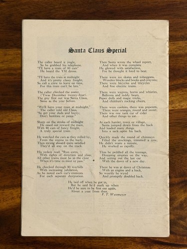 Maine Central Railroad Magazine December 1955 Trains Locomotives Christmas Vtg - Picture 2 of 4