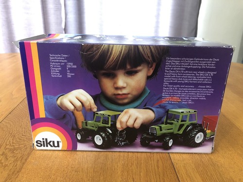 NEW SIKU DEUTZ-FAHR DX 4.70 W/TWIN REAR WHEELS #2950 1/32 NIB WEST GERMANY - Picture 8 of 10