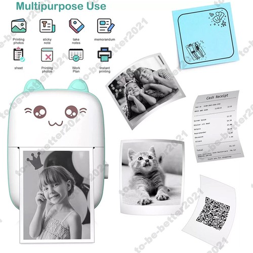 Mini Tragbar Tasche Thermodrucker Bluetooth Handy Fotos Etikettendruckmaschine - Bild 5 von 18