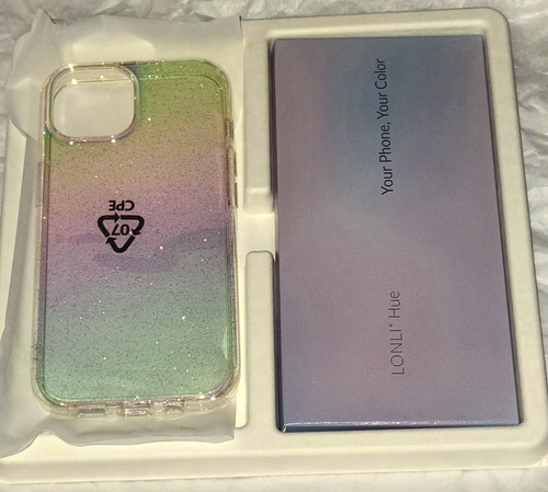 NIB LONLI Hue - For IPhone 15 6.1" Iridescent Sparkle Glitter Phone Case - Picture 2 of 5