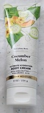 New Bath  Body Works - "CUCUMBER MELON" - Ultimate Hydration Body Cream - 8oz