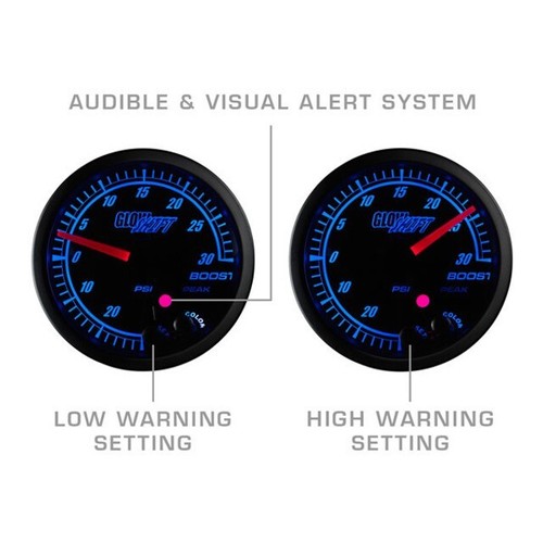 GlowShift - Elite 10 Color Oil Temperature Gauge - Bild 4 von 5