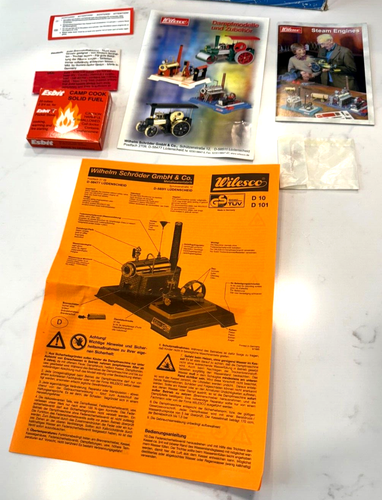 WILESCO D 10 STEAM ENGINE DAMPFMASCHINE W/BOX - 第 4/10 張圖片