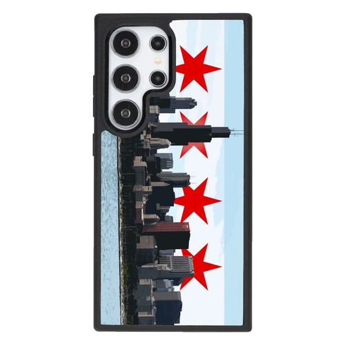 For Samsung S7 S8 S9 S10 S20 Plus Lite Anti scratch Cover Flag of City Chicago - Picture 4 of 25