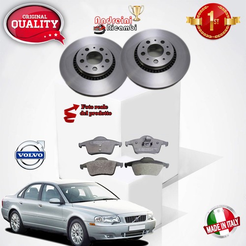 KIT 4 PASTIGLIE E 2 DISCHI ANTERIORI VOLVO S80 2.5 TDI 140CV DAL 2003 -> 2006 - Foto 2 di 4