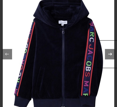 MARC JACOBS Boys Navy Velour Zip-Up (Top & Jogge ) Track suits  for age 3 years - Picture 3 of 20