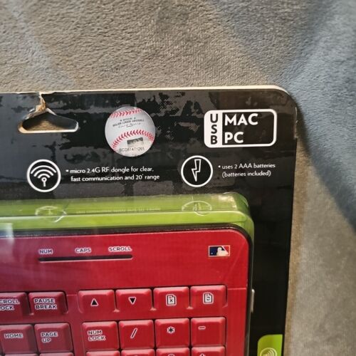 New St Louis Cardinals Keyscaper USB Wireless Keyboard MLB for PC or MAC - Picture 5 of 7