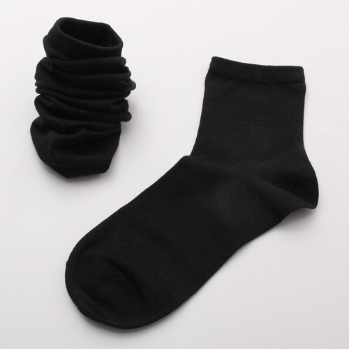1Pair Women Girl Silk Socks Ankel Length Plain Soft Breathable Casual Summer - Picture 14 of 16