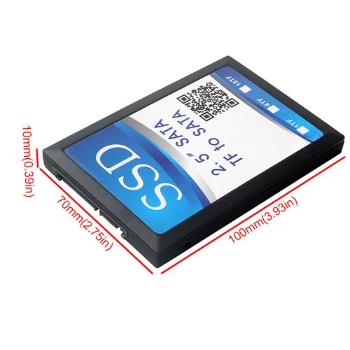 4 TF Card RAID to SATA 22Pin Adapter Multi Micro SD Card Converter w/ Enclosure - Picture 4 of 7