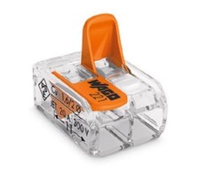 WAGO 221-412 COMPACT LEVER CONNECTOR - 2 WAY 4MM - 100 pcs - AUTHORISED SELLER