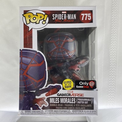 Funko POP! Marvel 775 SPIDER-MAN MILES MORALES Gamestop Glow In Dark  Exclusive | eBay