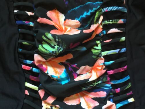 Meet.Curve Women's Swimsuit Size 2XL floral sweetheart neckline - Picture 4 of 6