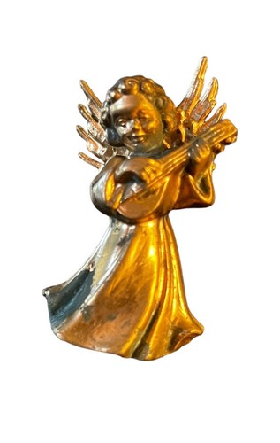 6 Christmas Ornament Angels Made In Hong Kong: Vintage From The 1970S - Picture 4 of 7