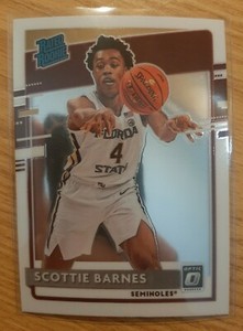 2021-22 CHRONICLES DRAFT PICKS OPTIC SCOTTIE BARNES RATED ROOKIE #207 RAPTORS