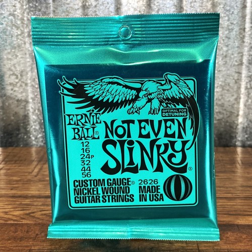 Ernie Ball 2626 Not Even Slinky 12-56 Electric Guitar String Set 3 Pack - Picture 2 of 3