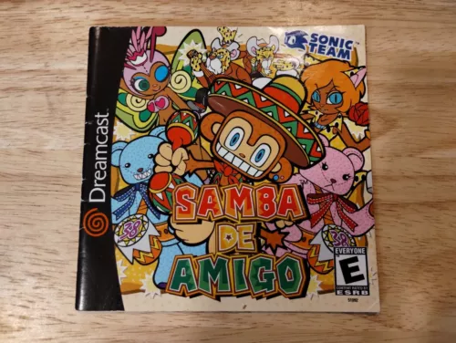Samba de Amigo Sega Dreamcast Instruction Manual Only
