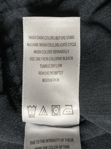 Pantalones de punto para mujer talla 18T altos negros cintura elástica botón/crebilla - Imagen 14 de 20