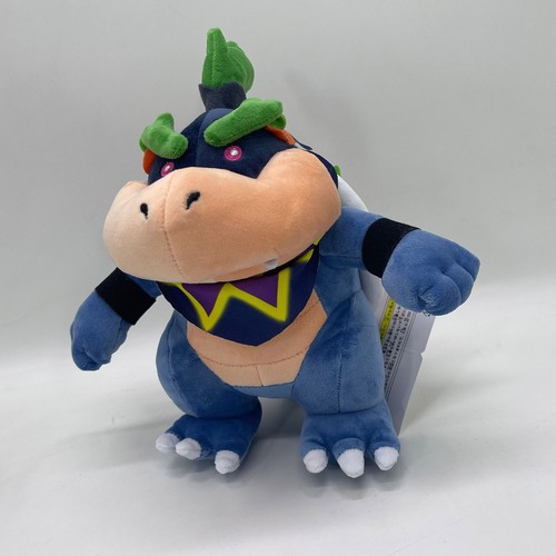 Super Mario Bros. Wonder Dark Bowser Jr. Plush Doll Soft Toy Teddy 10"