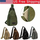 Men's Canvas Cross Body Bag Messenger Shoulder Book Bags School Satchel Vintage
