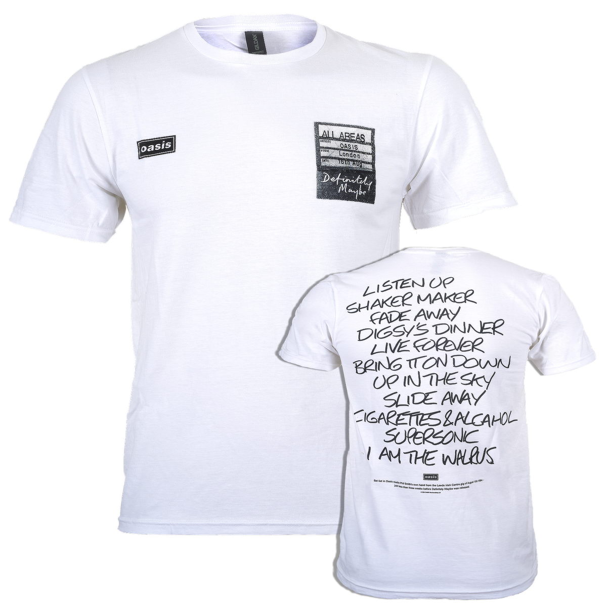 【新品】XL LISTEN TO OASIS Tシャツ 新品】XL LISTEN TO OASIS Tシャツ 予約商品】OASIS バンドTシャツ