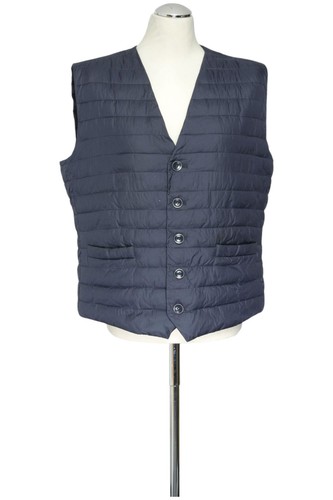 Paul Rosen Herren Steppweste Weste 2XL blau dunkelblau uni leicht kurz