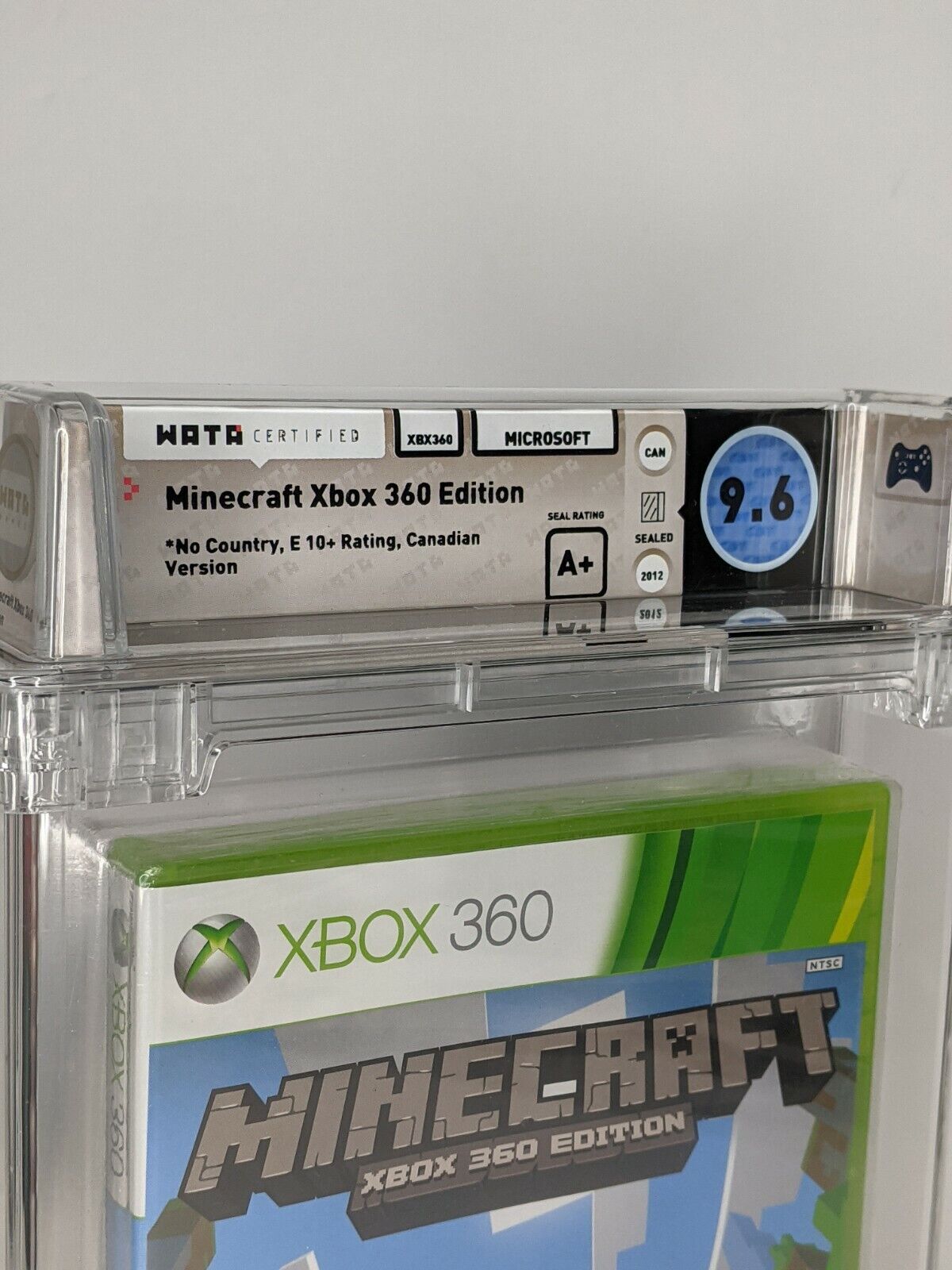 Minecraft Xbox 360 Edition WATA 9.6 A+ Canadian Version