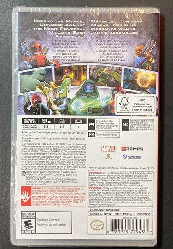 LEGO Marvel Super Heroes (Nintendo Switch) NEU - Bild 2 von 6