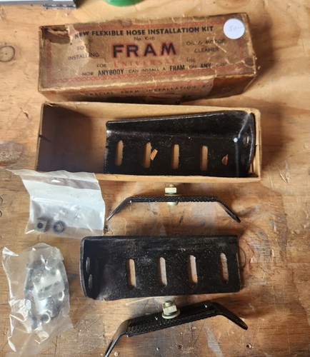 Vintage Fram external oil filter installation kit - Picture 2 of 2