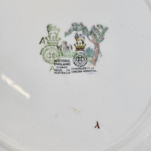 Vintage Royal Doulton Chelsea Hospital Plate Historic England Series 10" - Picture 4 of 7