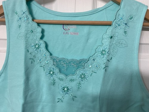 Vintage Classic Elements Women's Tank Top, Size Large, Beaded. Lot Of 4 NWT - Picture 8 of 18