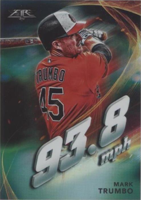 2019 Topps Fire - Mark Trumbo #MV-10 - 1 of 1