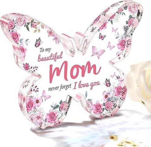 Mothers Day Gifts for Mom from Daughter Son: Unique Mom Birthday Gifts, Butterf - Picture 24 of 24