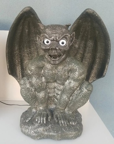 Magic Powers 27" Animated Gargoyle Halloween Animated Animatronic Prop 2008 RARE - Bild 2 von 7