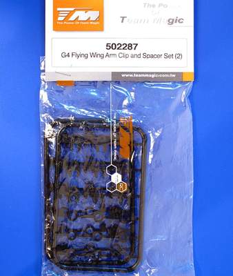 Team Magic G4 Flying Wing Arm Clip & Spacer Set (2) 502287 Modellbau
