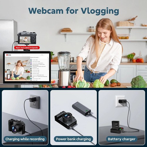 Digitalkamera 4K, 64MP Doppellinse 18X Autofokus Digitalzoom Fotokamera mit 64GB - Bild 7 von 7