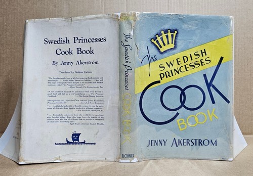 The Swedish Princesses Cook Book by Jenny Akerstrom 1st US Edition 1936 HC - Picture 2 of 10