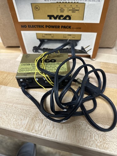 Tyco HO Scale Electric Power Pack Stok No 899 In Box VINTAGE Box 134 - Picture 2 of 10