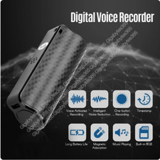 16/32GB Mini Spy Digital Audio Recorder Voice Activated Dictaphone Mp3 Recorder