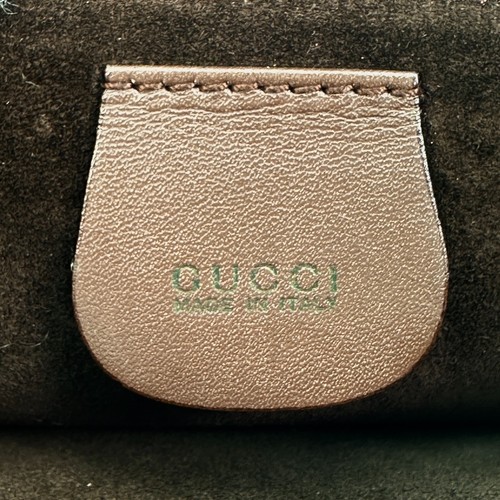 Vintage Gucci Bamboo Shoulder bag Small with pouch Brown Leather - Picture 10 of 13
