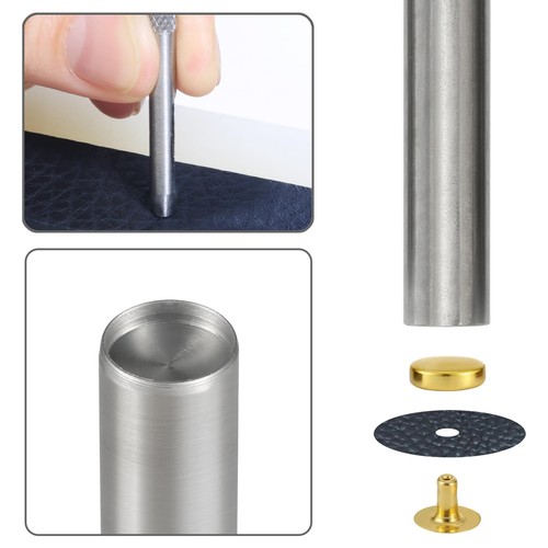 180Sets 12MM Leather Rivets Kit Studs for Clothing Round Flat Rivets for Leat... - Picture 5 of 7