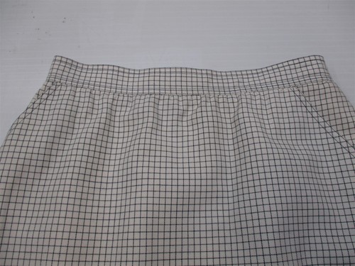 nueva falda blanca ROTH-LE COVER para mujer talla 10 línea A estampado geométrico - Imagen 2 de 6