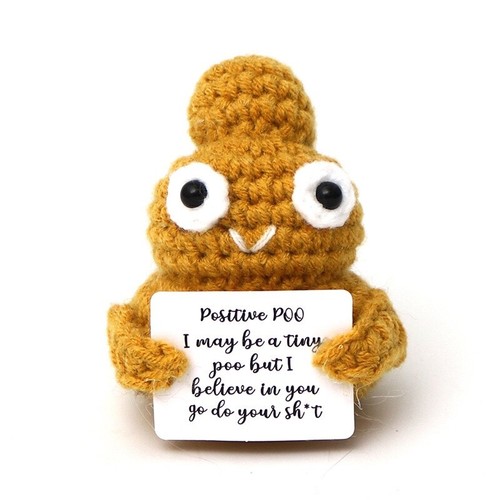 Positive Emotional Support Amigurumi Crochet Mini - US seller, FAST SHIPPING - Picture 11 of 13