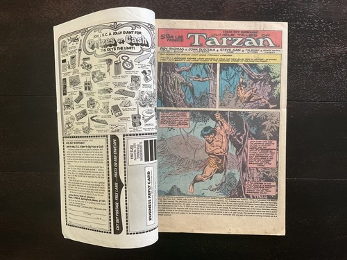 TARZAN: LORD OF THE JUNGLE 1. JUNGLE TALES ANNUAL 1. Burroughs. Ships Free. Rare - Picture 8 of 12
