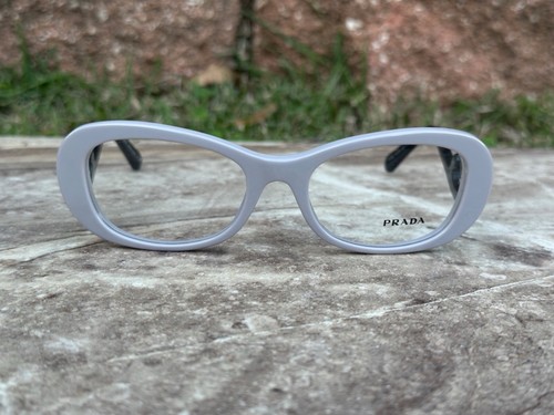 NEW PRADA VPR 09P Baroque 54-19-13 Cateye EYEGLASSES QE0-1O1 Sunglasses Frame - Picture 18 of 18