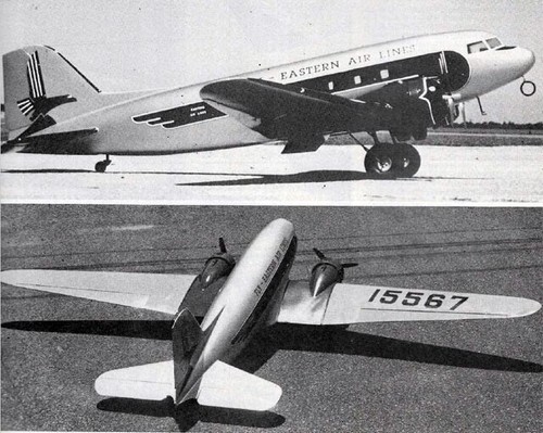 Douglas DC-3 .45 96" Wingspan RC Model Airplane Printed Plans &Templates - Picture 1 of 2