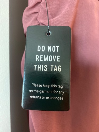 Express women's scrunched and ruffled mauve going out dress size M - Picture 9 of 9