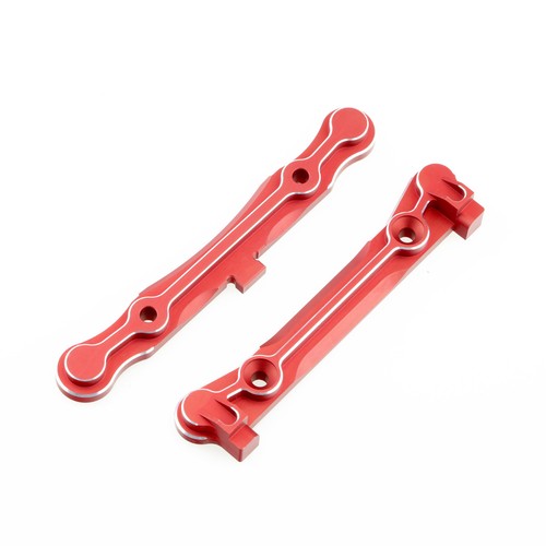 GDS RACING Alloy Rear Hing Pin Brace Set Red for Team Losi 5ive T - Picture 1 of 2